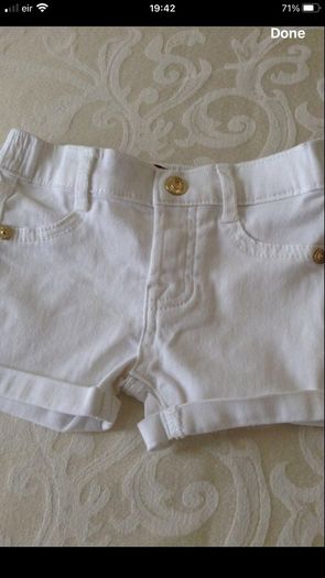 Girls shorts 3/6 mths