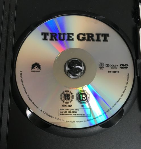 True Grit [2010] Jeff Bridges, Hailee steinfeld, Josh Brolin & Matt Damon [Movie DVD]