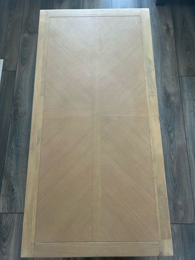 Wood coffee table