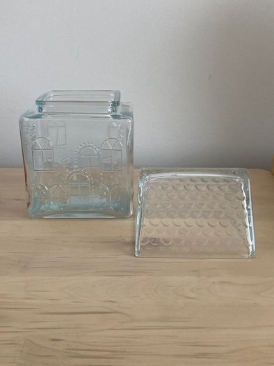 Sostrene Grene Glass House Cookie Jar New