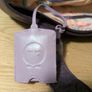 Designer Yoshi purple colour leather handbag Image 4