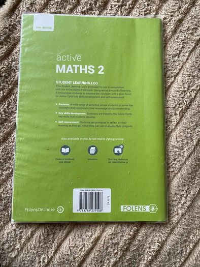 JC Active Maths 2 Textbook and Student Learning Log