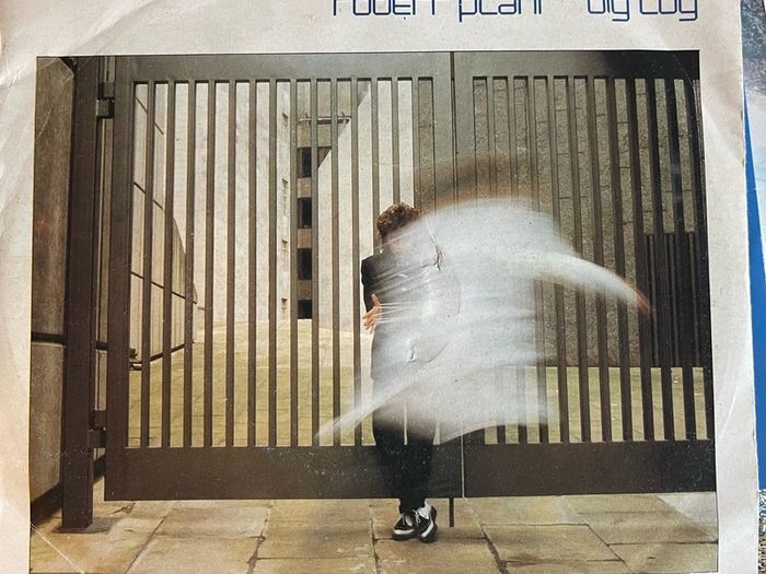 Robert Plant. Big log picture sleeve vinyl record single in vg+ condition