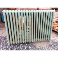 Cast Iron Radiator Large Green Ornate- KAS479