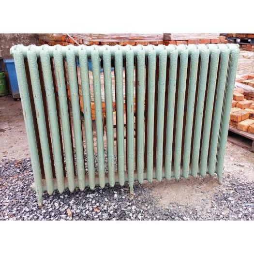 Cast Iron Radiator Large Green Ornate- KAS479