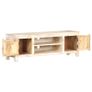 TV Cabinet 120x30x40 cm Rough Acacia Wood Image 3
