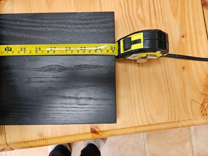 Black shelves with Brackets