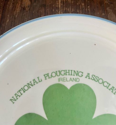 Vintage 1981 National Ploughing Association Golden Jubilee dinner plate