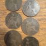 victorian pennies X 6 Freepost Image 2