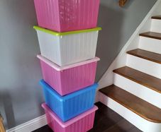 Bundle of 5 storage containers with lids
