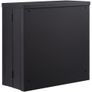 Foldable Wall Cabinet, Metal Garage Locker Mounted 660 mm Small Tool Chest 108.8 kg Loading Capacity Adjustable Shelf Magnetic Door File for Warehouse Office Home Black Image 8