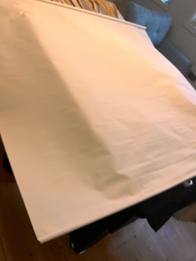 Cream roller blinds