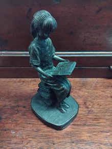 Bronze Girl Reading