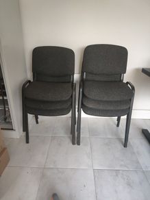 6 Stackable Office chairs