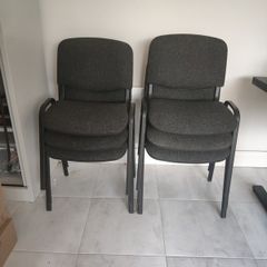 6 Stackable Office chairs