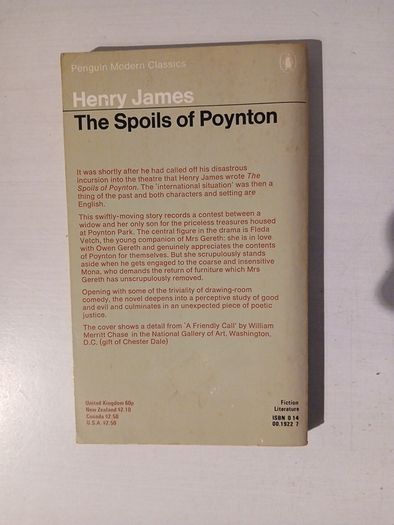 The Spoils of Poynton by Henry James