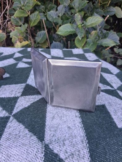 Art Deco Sterling Silver Cigarette Case(101 Grams)