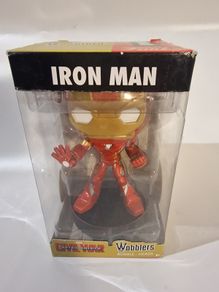 Funko Iron Man Marvel Wobbler Bobble Head Boxed Packaging Damage