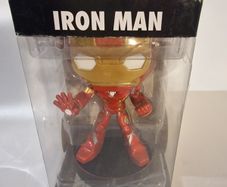 Funko Iron Man Marvel Wobbler Bobble Head Boxed Packaging Damage