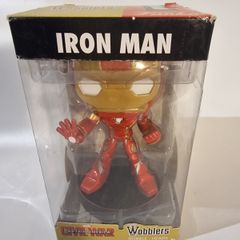 Funko Iron Man Marvel Wobbler Bobble Head Boxed Packaging Damage