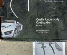 Air operated underbody coating gun