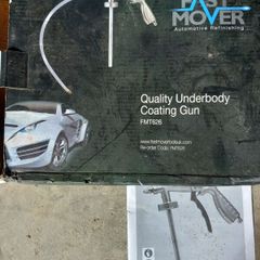 Air operated underbody coating gun