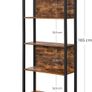 Bookcase, Kitchen Shelf, Standing Shelf with 5 Open Shelves Image 4