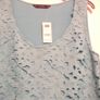 Vest top Aqua green lace overlay front BNWT Image 3
