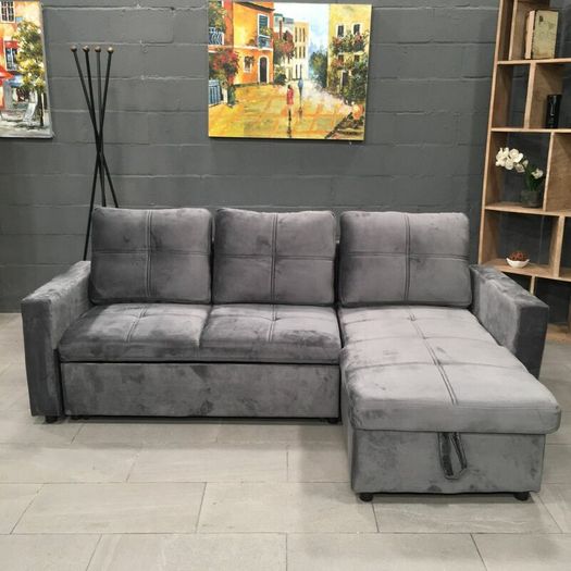 Brand New Corner Sofa Bed with Storage