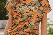 Women's Neon Camo Blouse