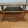 Very cute mid century side table with magazine rack. Image 5
