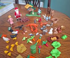 Playmobil Santa and animals