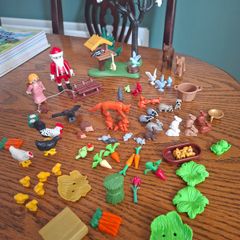 Playmobil Santa and animals