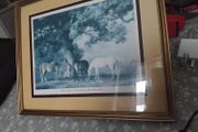 Vintage picture and frame