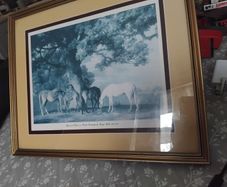 Vintage picture and frame