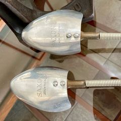 Vintage Ladies 1950s SAXONE Aluminium Steel Spring Coiled Shoe Trees UK Size S/M