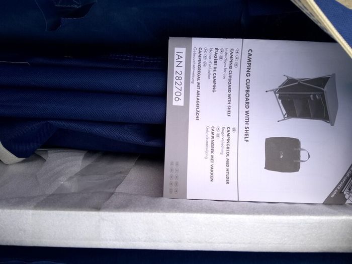 Camping cupboard