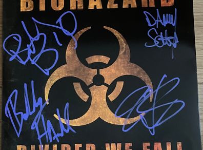 Biohazard Divided We Fall Autographed Vinyl