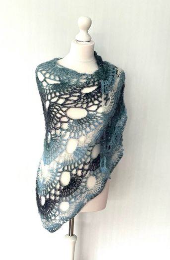 handmade crochet shawl