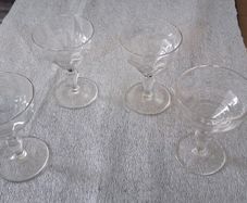 Vintage Sherry Glasses x 4