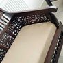 Stunning 2 Seater Wooden Sofa (Walnut Finish) Image 6