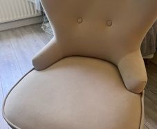 REMSTA Armchair  IKEA light Mauve Cream