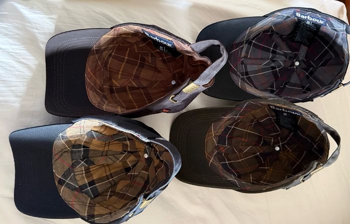 Barbour wax baseball caps
