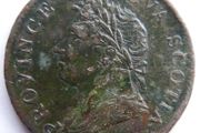 1832 Canada 1/2 Penny Nova Scotia King George Iv Thistle Token