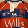 Clontarf Rugby Jersey. Official Canterbury Player Specification Mens Home Jersey Issued For Millennium Match Versus The Barbarians. Image 3