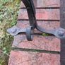 Arts & Crafts hammered copper fire screen with wrought iron frame Image 3