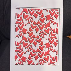 Handmade Heart/Love Greeting Cards