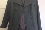 Grey French Connection military style coat
