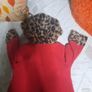 red fleece coat Image 3