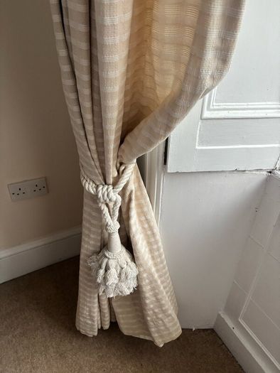 Bespoke hand made Goblet pleat Curtains
